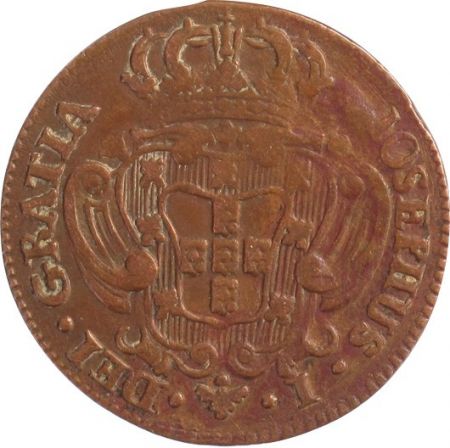 Portugal 3 Reis - 1751 - Joseph I - Armoiries