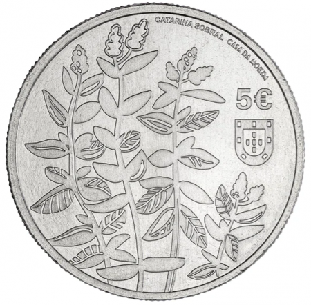 Portugal 5 EUROS 2023 - Menthe verte à longues feuilles