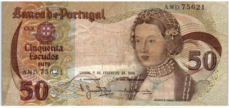 Portugal 50 Escudos 1980 - Infanta D. Maria