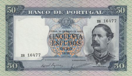 Portugal 50 Escudos Fontes Pereira de Mello - 1960