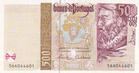 Portugal 500 Escudos - Joao de Barros - 1997 - P.187b
