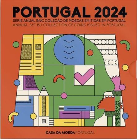 Portugal Coffret BU Euro 2024 - Hommage à la Liberté