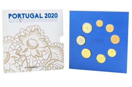 Portugal Coffret BU Euro PORTUGAL 2020 - Broderie de madère