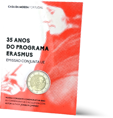 Portugal Pièce 2 Euros Commémo. BU PORTUGAL 2022 - 35 ans du Programme ERASMUS