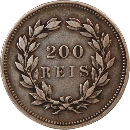 Portugal PORTUGAL  CHARLES Ier - 200 REIS ARGENT 1901