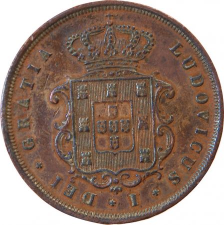 Portugal PORTUGAL  LOUIS Ier - 10 REIS 1873