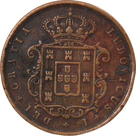 Portugal PORTUGAL  LOUIS Ier - 20 REIS 1867