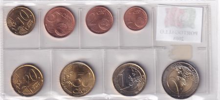 Portugal Série 8 monnaies Euros - PORTUGAL 2008