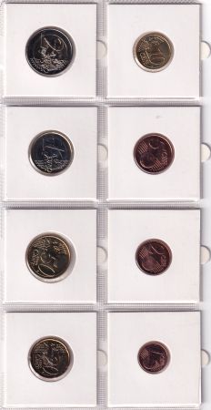 Portugal Série 8 monnaies Euros - PORTUGAL 2009
