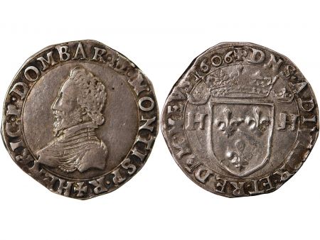 Principauté de Dombes  Henri II de Montpensier - 1606 TREVOUX