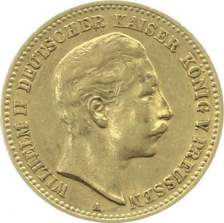 Prusse 10 Mark Wilhelm II - Aigle Impériale 1903 A Berlin