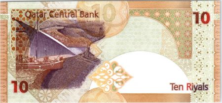Qatar 10 Riyals Banque Central de Qatar - 2008