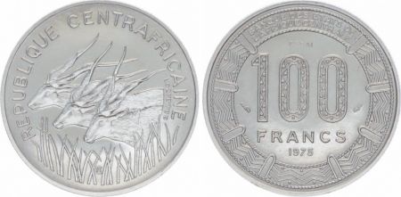 Rép. Centrafricaine 100 Francs Elans - 1975 - Essai