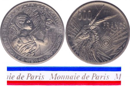 Rép. Centrafricaine 500 Francs - 1976 - Essai