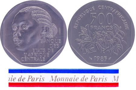 Rép. Centrafricaine 500 Francs - 1985 - Essai