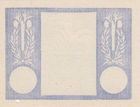 Réunion 1 Franc Croix Francisque - Epreuve couleur 1942