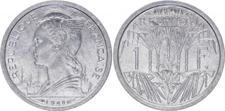 Réunion 1 Franc Marianne - 1948