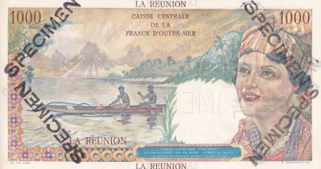 Réunion 1000 Francs - Union Française -  Spécimen - 1946 - NEUF - Kol.438.1