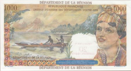 Réunion 1000 Francs Union Française - 1967 Série C.3 - 99709