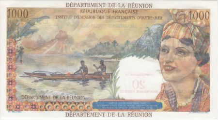 Réunion 1000 Francs Union Française - 1967 Série K.2 - 06910