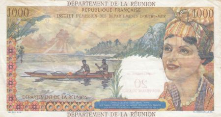 Réunion 20 NF / 1000 Francs Union Française - 1967 Série Q.2