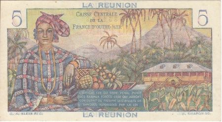Réunion 5 Francs Bougainville - 1947 Série Z.24