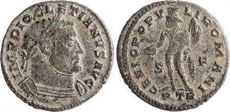 Rome Empire 1 Follis, Dioclétien (284-305) - GENIO POPVLI ROMANI