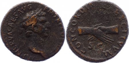 Rome Empire As,  Nerva ( 96 - 98 ) - CONCORDIA EXERCITVVM S C