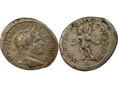 Rome Empire CARACALLA - DENIER ARGENT, Mars 213 ROME