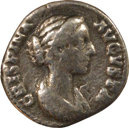 Rome Empire Crispine - Denier Argent, Autel - 180 / 183, Rome