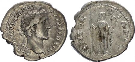 Rome Empire Denier,  Antonin le Pieux - 141 Rome - CONCORDIA AVG - TB+