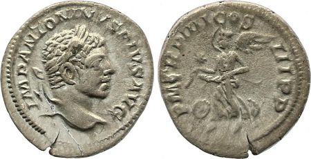 Rome Empire Denier, Elagabale (218-222) - P M TR P IIII COS III PP