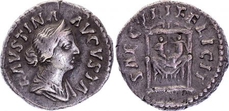 Rome Empire Denier, Faustine Jeune (146-175) - SAECVLI FELICIT