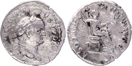 Rome Empire Denier, Vespasien (69-79) - PON MAX TR P COS V