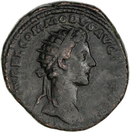 Rome Empire Dupondius, Commode - LIBERTAS AVG IMP II COS PP