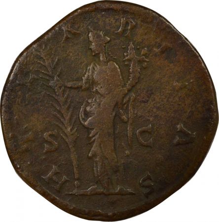 Rome Empire Faustine Jeune - Sesterce, Hilaritas - 161 Rome