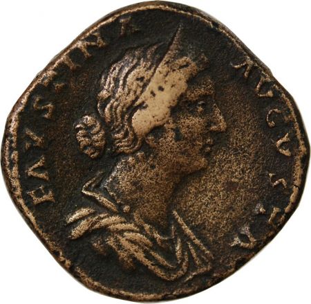 Rome Empire FAUSTINE LA JEUNE - SESTERCE 161 / 176, ROME
