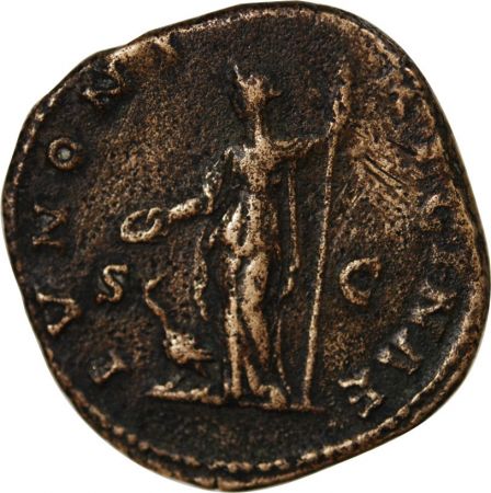 Rome Empire FAUSTINE LA JEUNE - SESTERCE 161 / 176, ROME