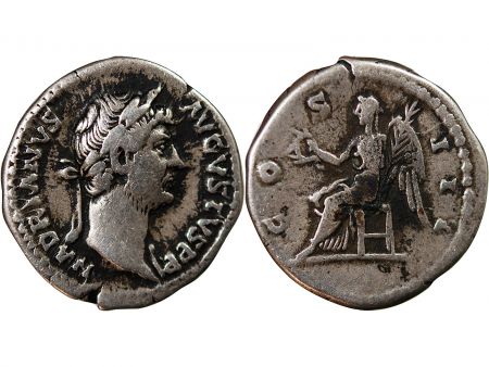 Rome Empire HADRIEN - DENIER ARGENT 128-130 ATELIER ORIENTAL