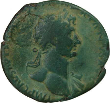 Rome Empire HADRIEN - SESTERCE, CONTREFACON D\'EPOQUE - APRES 117