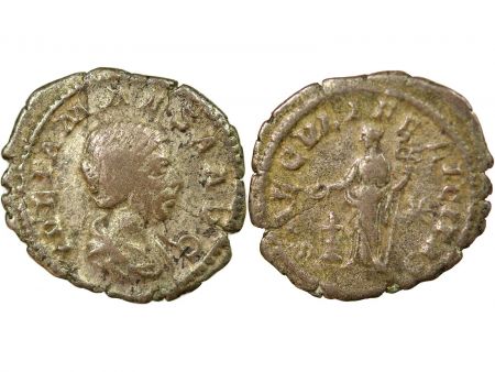 Rome Empire JULIA MAESA - DENIER ARGENT SAECVLI FELICITAS 220 / 222 ROME