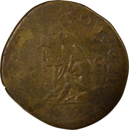 Rome Empire Lucius Vérus - Sesterce Trophée Parthe - 166 Rome