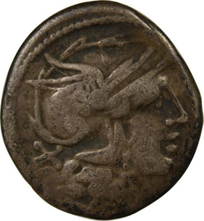 Rome Empire REPUBLIQUE ROMAINE, FURIA - DENIER ARGENT - ROME, 169-158 AV JC