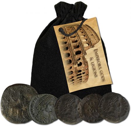 Rome Empire Sachet 5 pièces Bronze romaine - Empereurs, Dieux et Légions