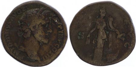 Rome Empire Sesterce,  Antonin le Pieux - 142 Rome - ANNONA AVG - TB