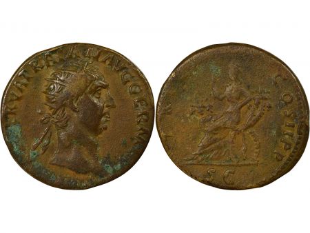 Rome Empire Trajan - Dupondius Abundantia - 99 Rome