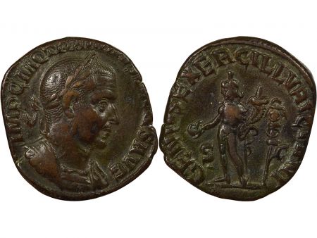 Rome Empire Trajan Dèce - Sesterce, Génie - 249 / 250 Rome