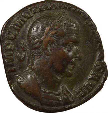 Rome Empire Trajan Dèce - Sesterce, Génie - 249 / 250 Rome