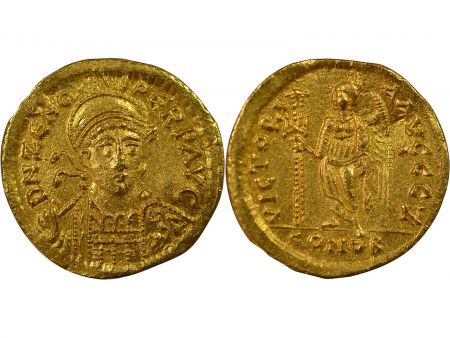 Rome Empire ZENON - SOLIDUS OR 476 / 491 CONSTANTINOPLE