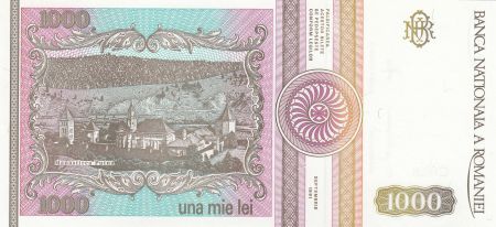 Roumanie 1000 Lei Mihai Eminescu - 1991